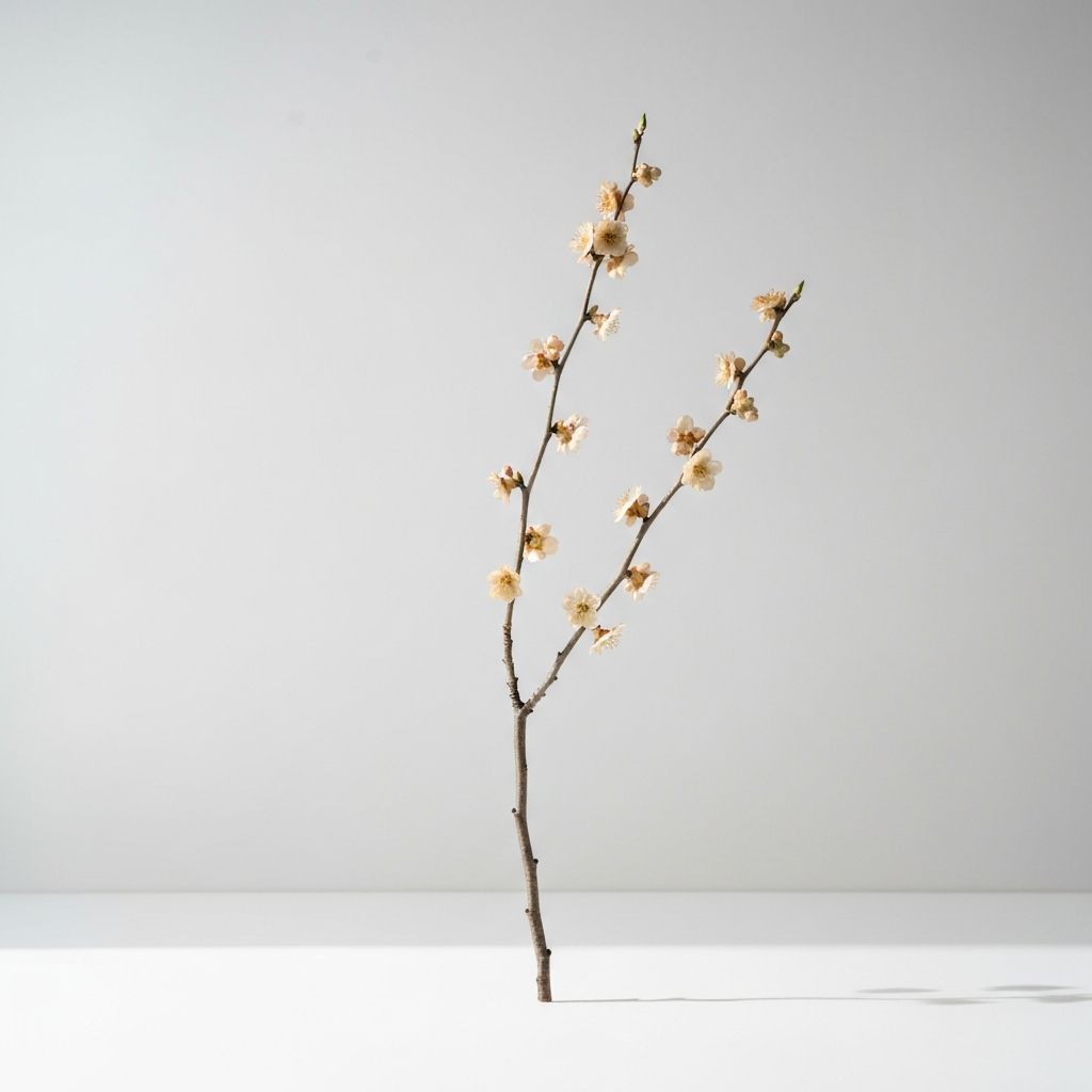 季節の花を生ける — ミニマリストな生け花作品